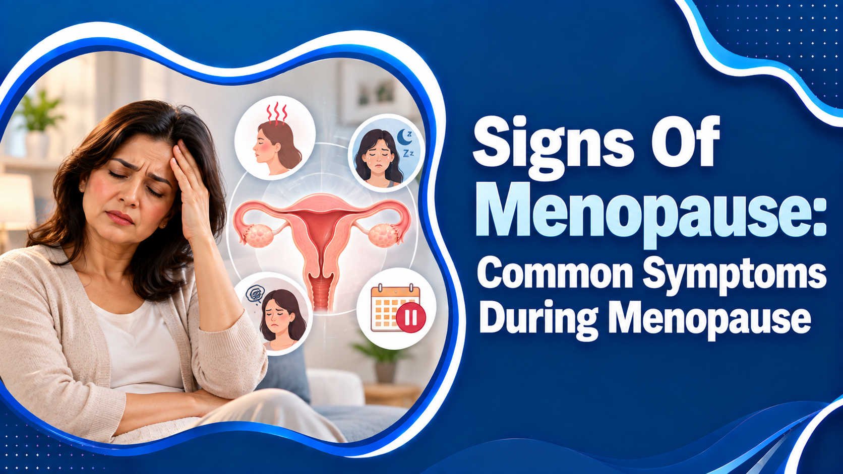 Woman consulting Dr Rita Bakshi gynaecologist Delhi about signs of menopause symptoms and treatment options