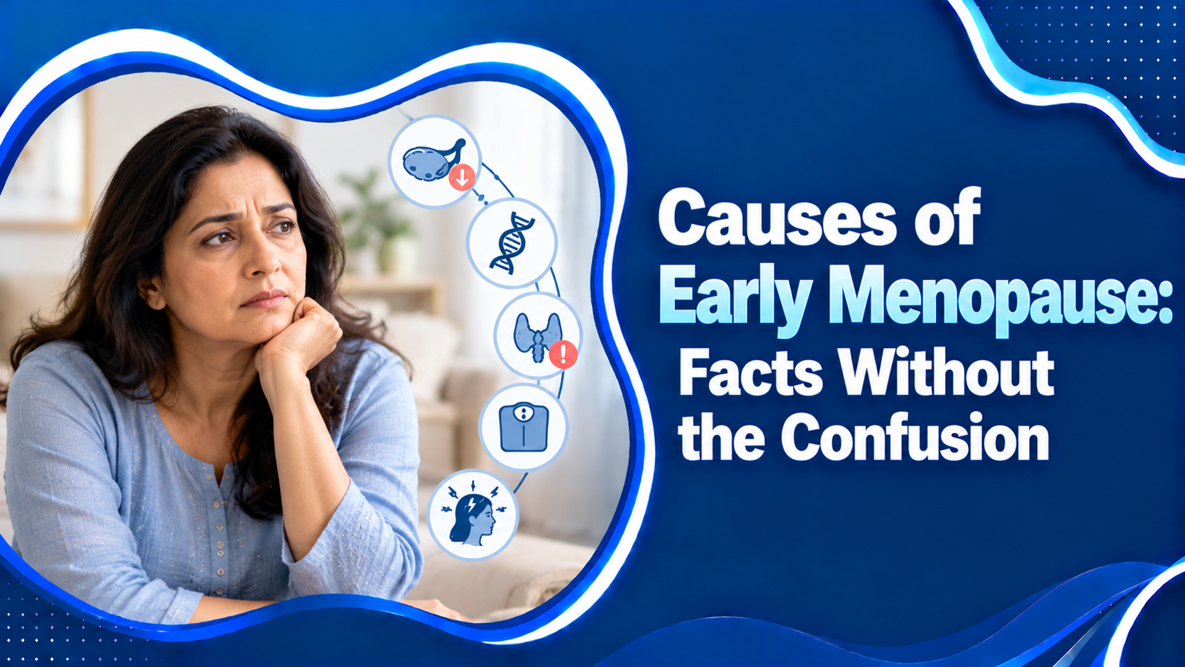 Genetic causes of early menopause including chromosomal differences and family history
