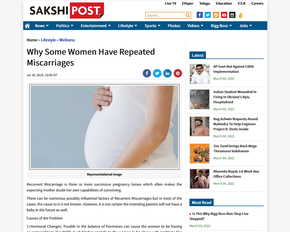 Why Some Women Have Repeated Miscarriages
