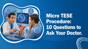 Micro TESE procedure for male infertility treatment by Dr. Rita Bakshi Delhi