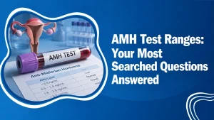 AMH test ranges most searched questions answered showing what numbers mean for fertility