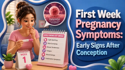 First week pregnancy symptoms explained showing early signs after conception and what is actually happening