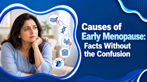 Genetic causes of early menopause including chromosomal differences and family history