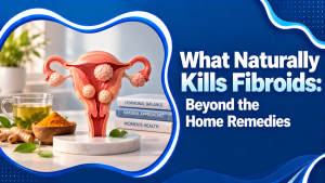 Woman consulting Dr Rita Bakshi gynaecologist Delhi about what naturally kills fibroids and fibroid treatment options